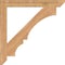Ekena Millwork Balboa Slat Smooth Bracket, Western Red Cedar, 3 1/2"W x 34"D x 34"H BKT04X34X34BOA06SWR - alternate 3